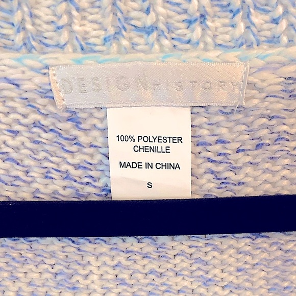 Anthropologie Aimee Colorblocked Cardigan in Blue. Size Small. NWOT - Picture 6 of 6